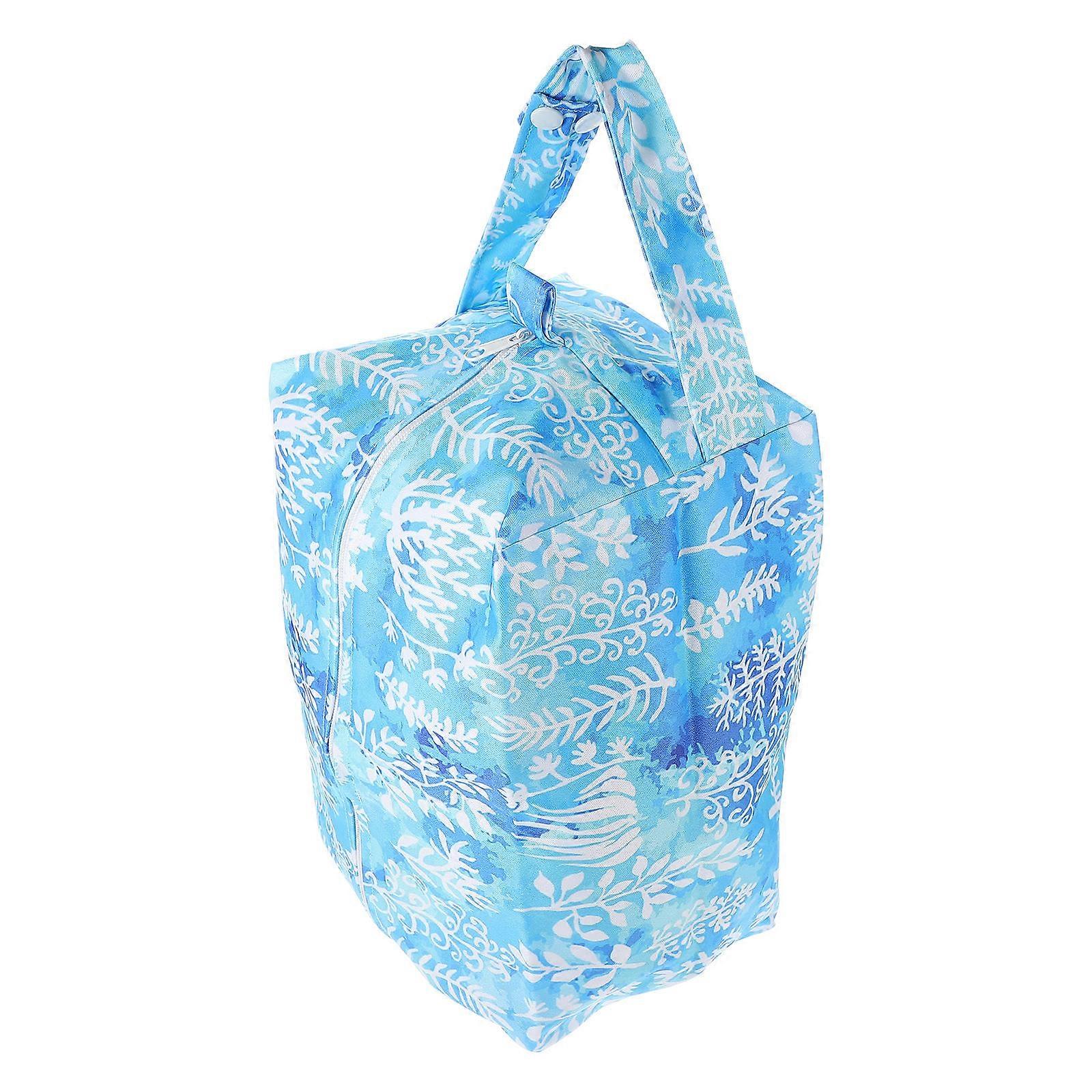 Portable Diaper Storage Bag Featuring A Unique Stereoscopic Shape For Parents To Use During Camping Or Picnics With A Finish 1Set