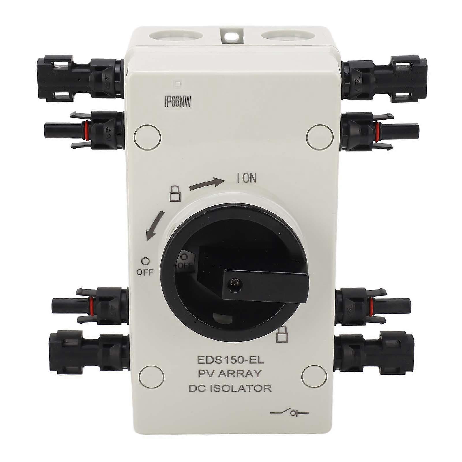 1000V 4P 32A IP66 Waterproof Solar PV Isolation Switch PC Material