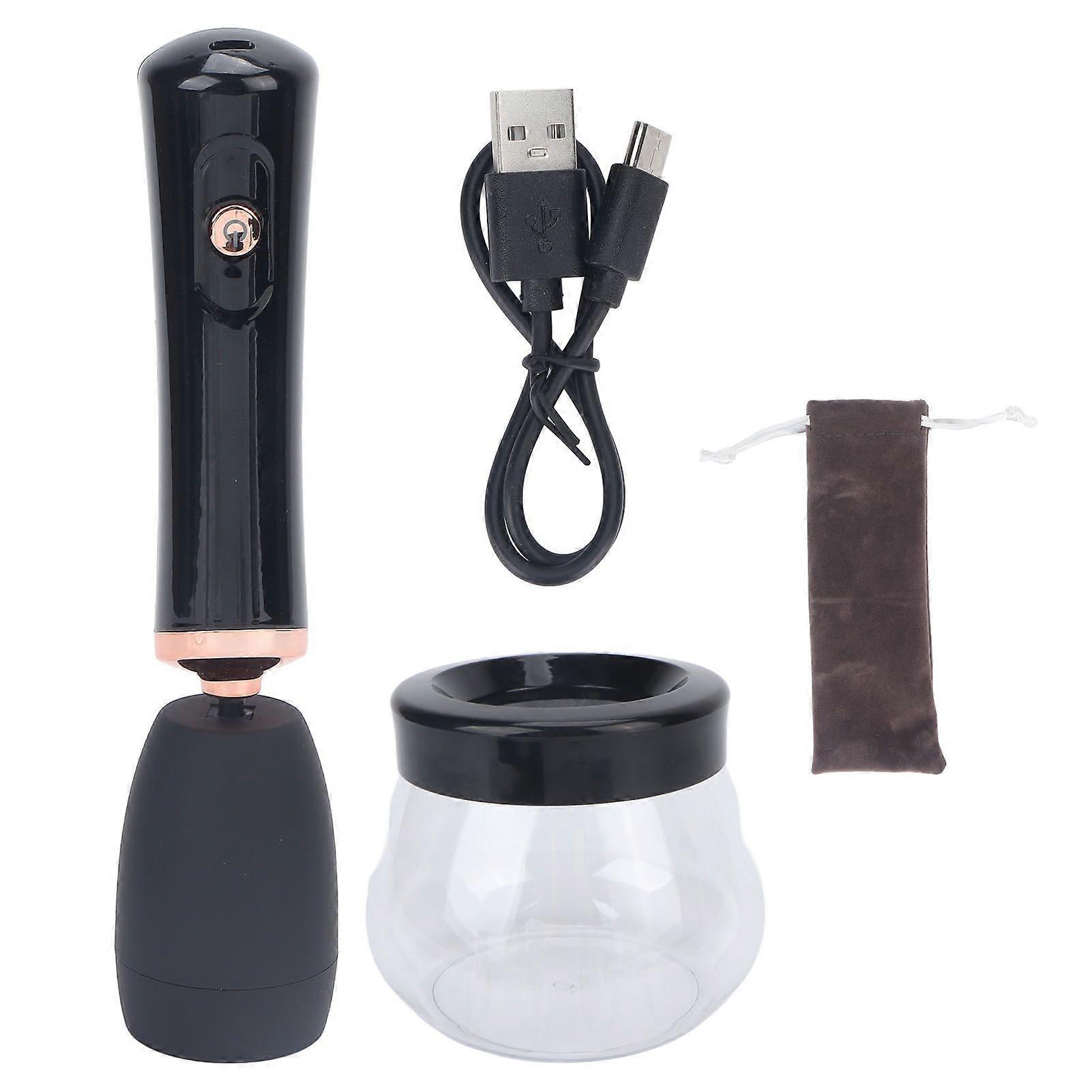 Electric Brush Cleaning Machine Automatic Drying 3 Gears USB Rechargeable Makeup Brush Cleaner