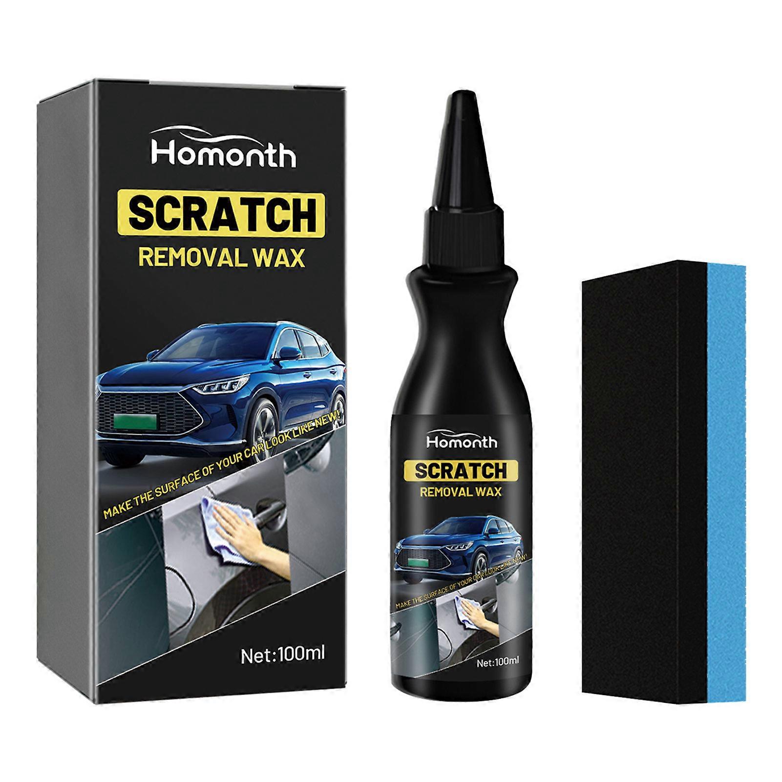 Quick Car Scratch Remover Wax Anti Scratch Polish Agents with Sponge Car Maintenance Supplies
