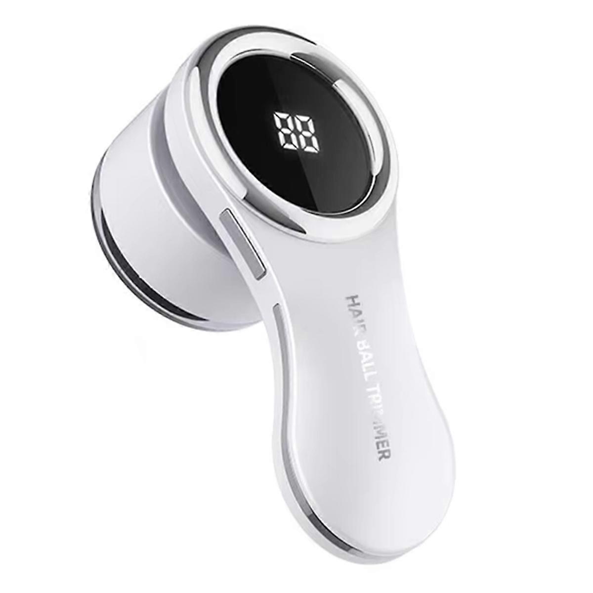 Lint Remover Home USB Charging Hair Lint Trimmer Portable Electric Clothes Sweater Lint Machine White