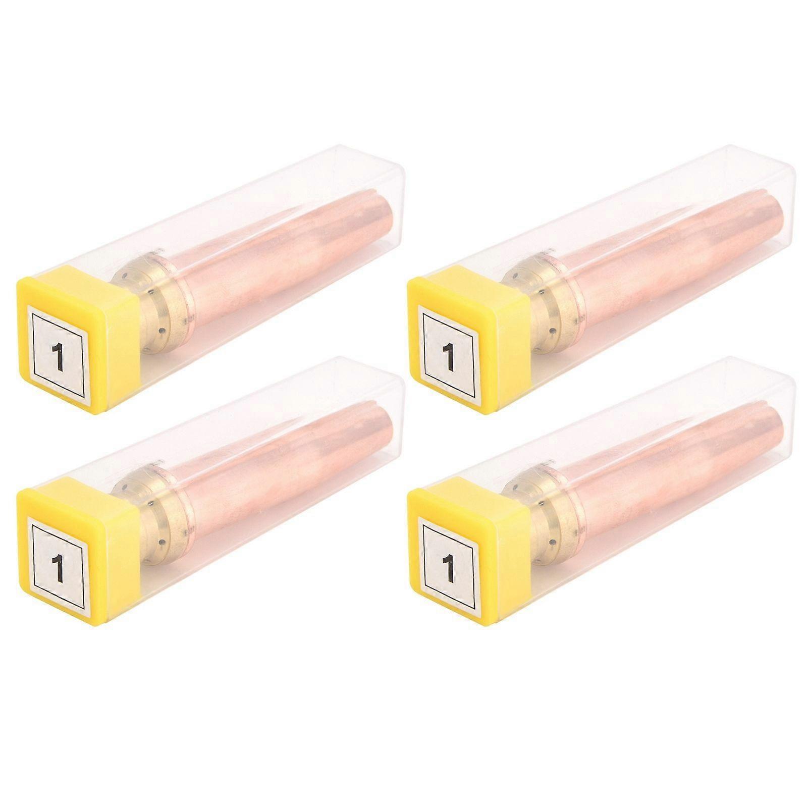 4Pcs Propane Cutting Torch Tips High Temperature Resistance Fast Cutting Isobaric Cutting Nozzle1#