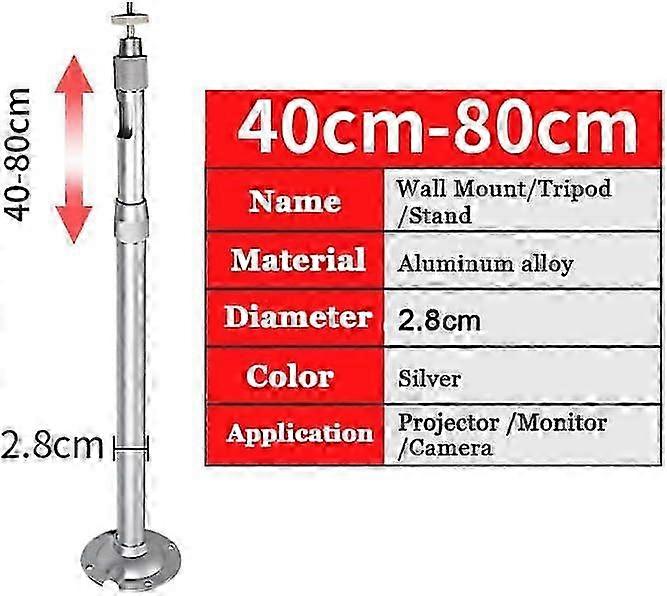 Projector Bracket Flower Plate Bracket Wall Mount(40-80cm) 2025