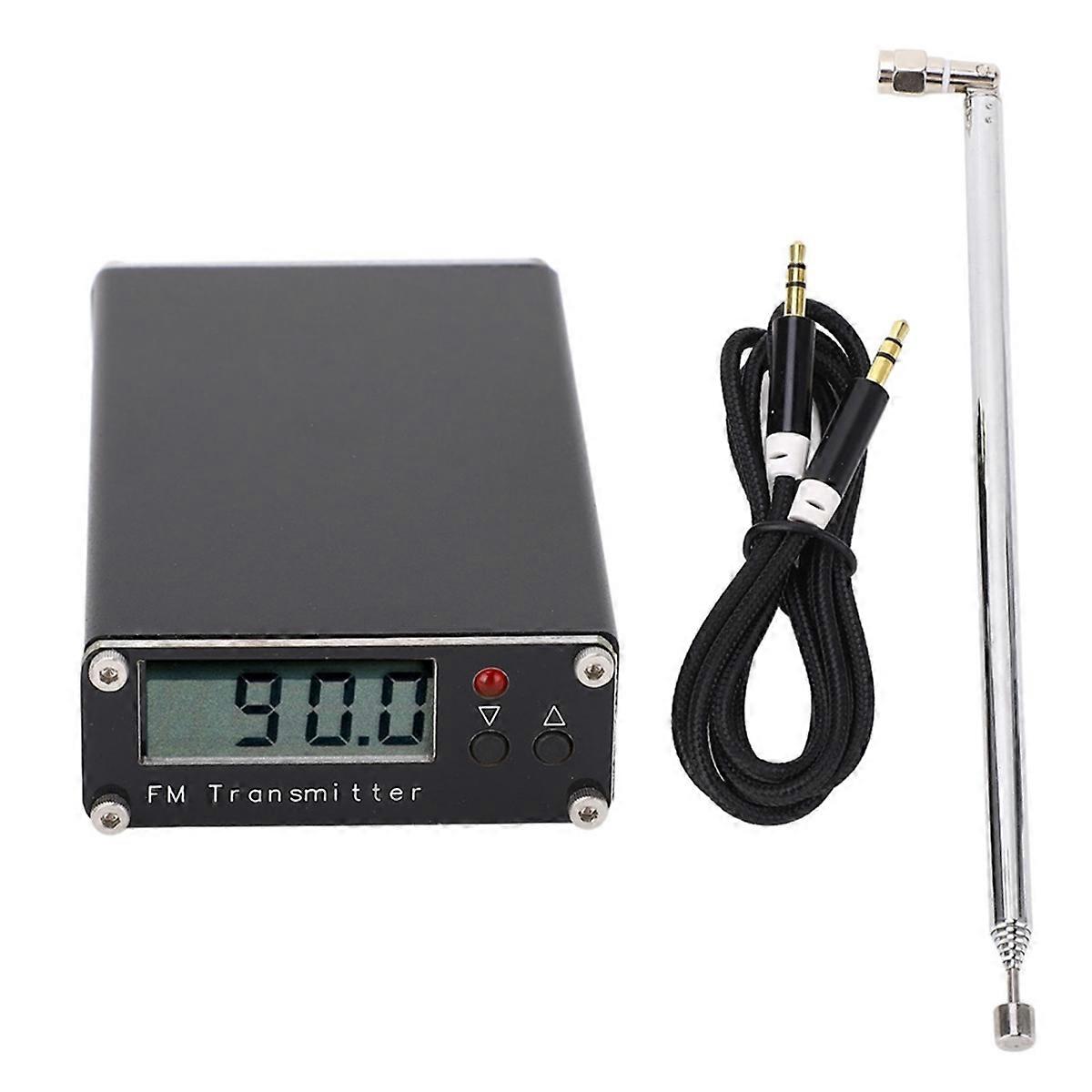 FM Broadcast mitter Long Range 766108MHz FM Broadcast mitter Shortwave with Antenna for Music Programs