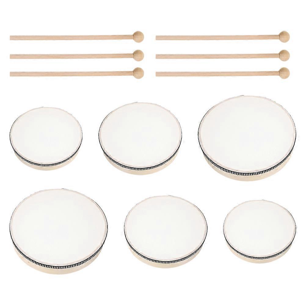 Hand Drum Educational Wood Drum Set for Playing Use 30Pcs Music Percussion
