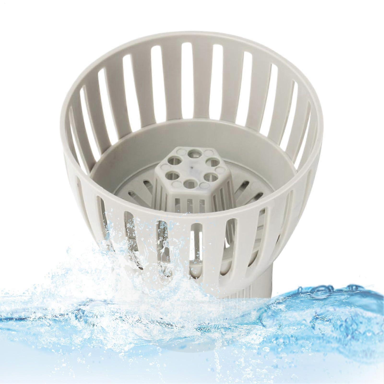 Pond Skimmer Filter 50mm AllWeather Outdoor Debris Catcher For Landscape Water Features, Pool And Garden