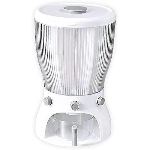 Cereal Dispenser for Whole Grains - Rotating Grain Storage Container with Sealed One-Click Output for Home Kitchen Use