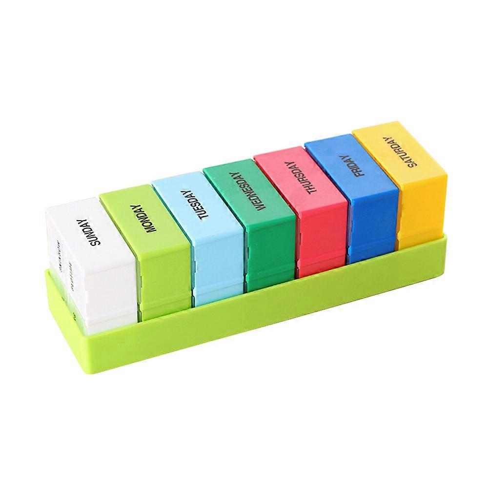 Boîte de conteneur manipulée multifonctionnelle Pillbox pour l’ensemble d’utilisation scolaire