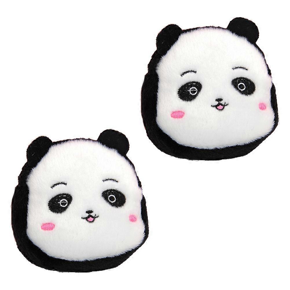 Change Purse Mini Pouches Portable Wallet Panda Shape Coin Holding 2Pcs