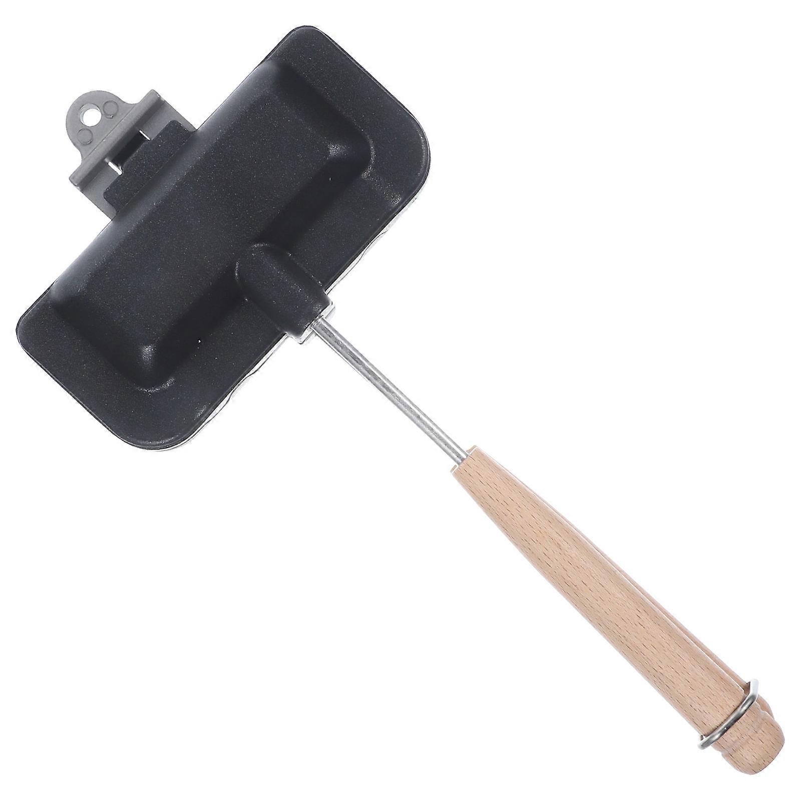 Kitchen Gadget Double-Sided Pan for 3Pcs Sandwich Cooking