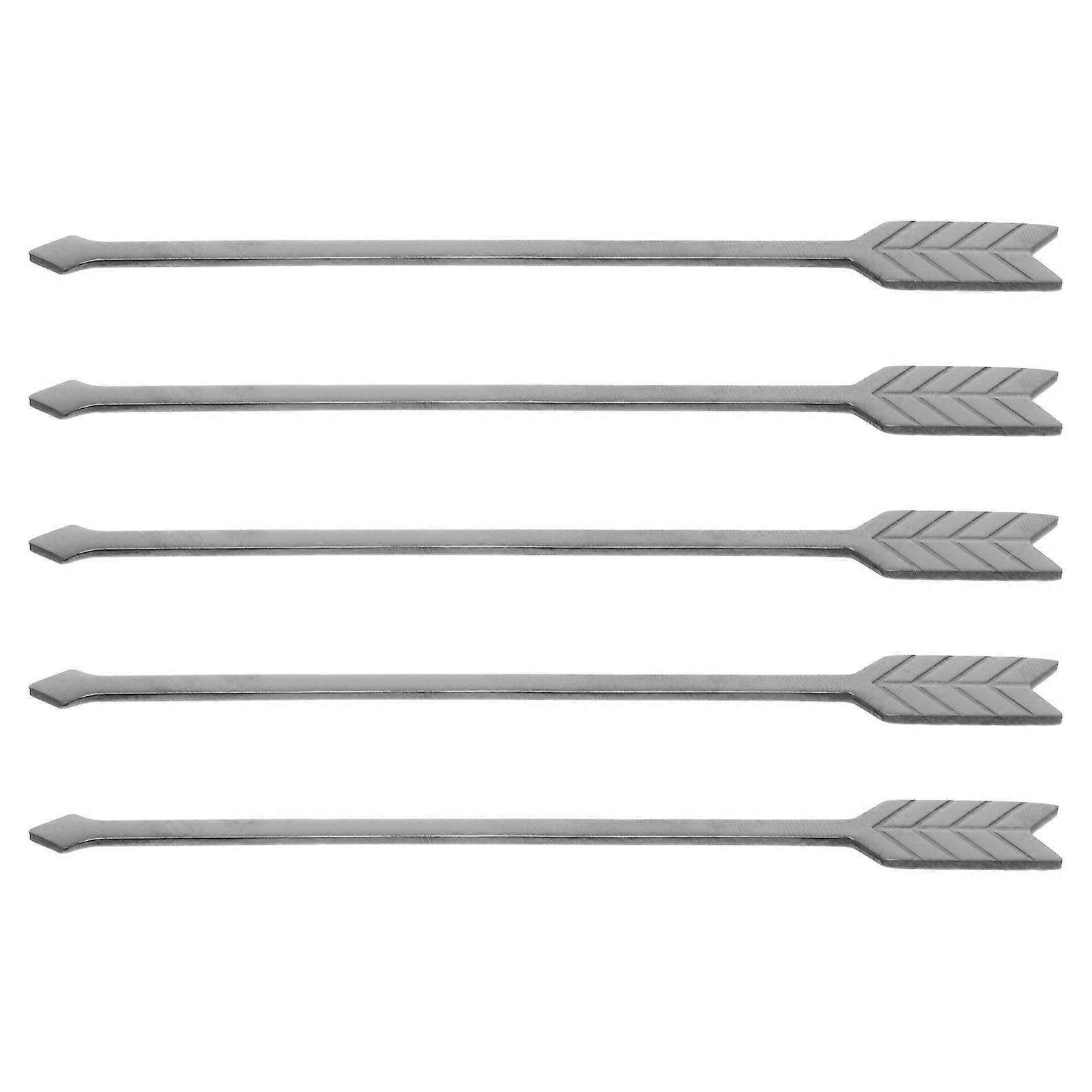 Versatile Stainless Steel Fruit Fork for Eating Use with 15Pcs Drink Picks
