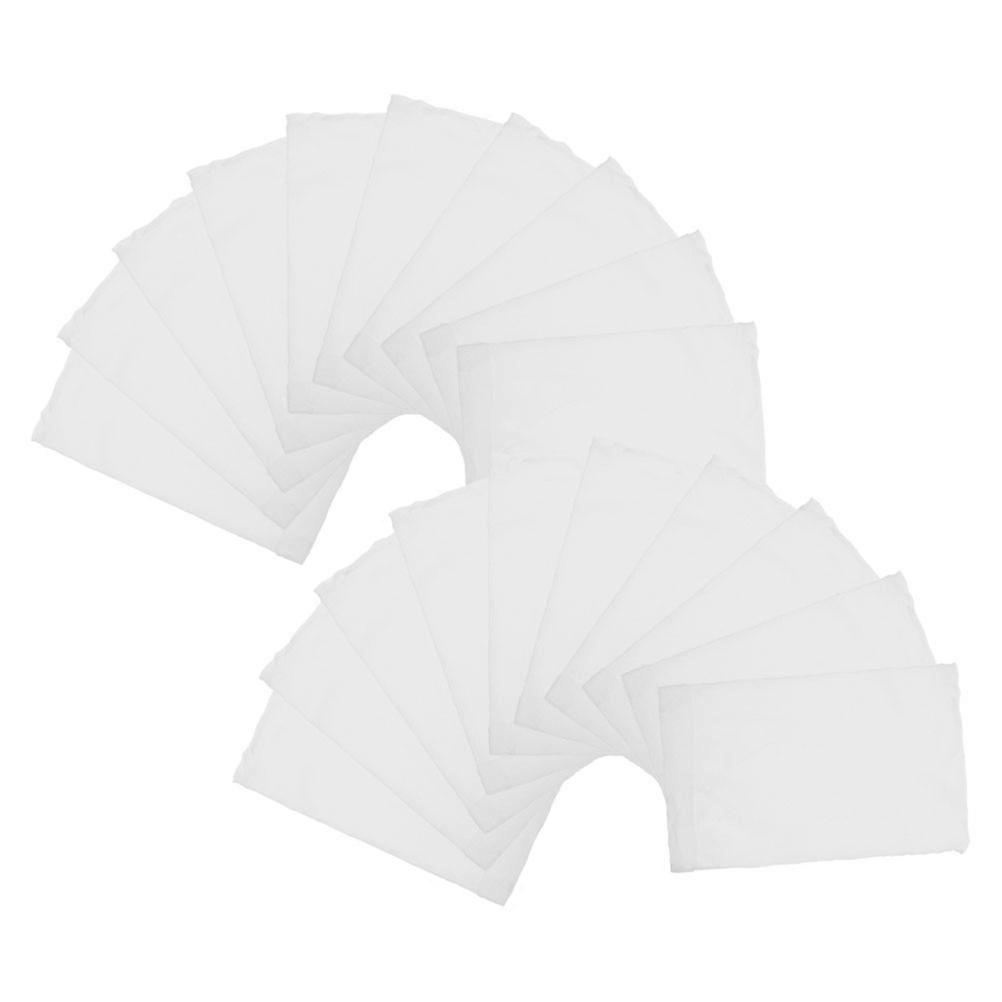 Pool Filter Skimmer Socks Disposable for Pool Cleaning 80Pcs White Mesh