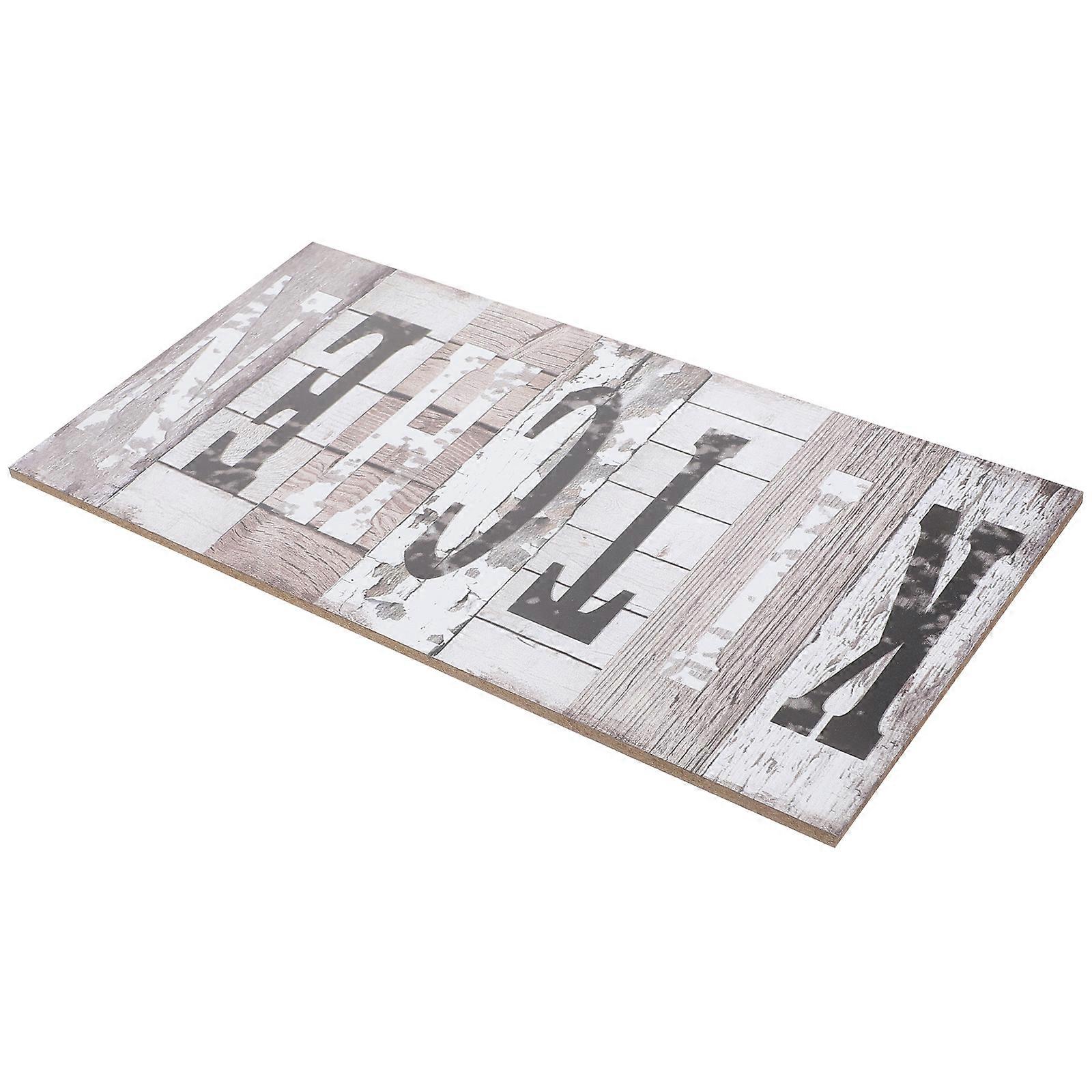 Rustic Style Wood Wall Sign for Indoor Use 3Pcs Wooden Hanging Board