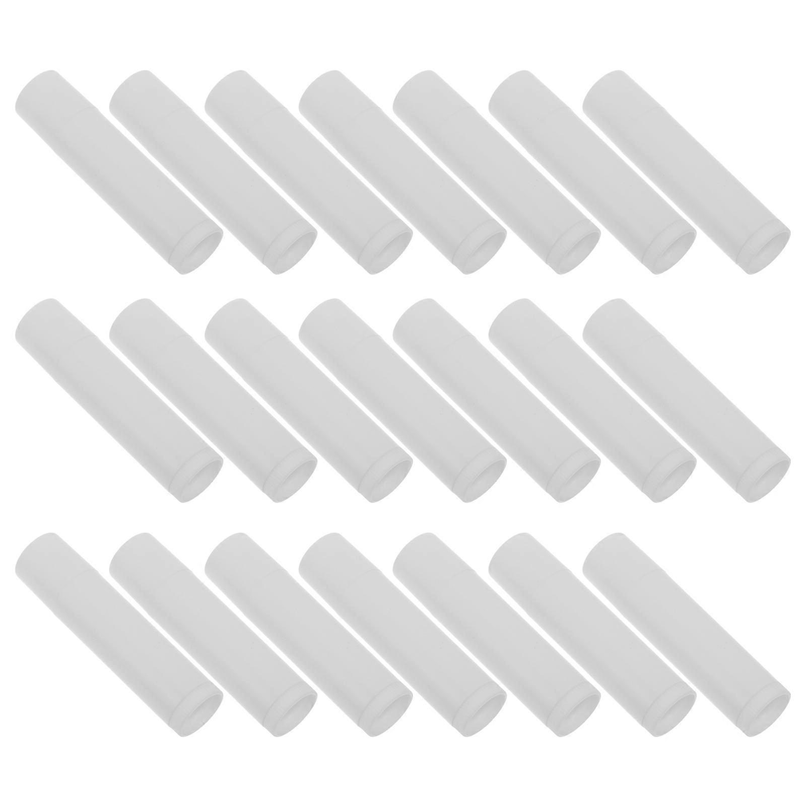 DIY Lip Balm Empty White Tubes Storage Container for Lip Pomade 100Pcs