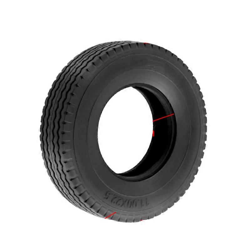 Remote-Controlled Tractor Truck Model with Hardened Rubber Tires and Inner Tubes W249 Accessories for 1/14 Tamiya (1pcs Rear Tire)