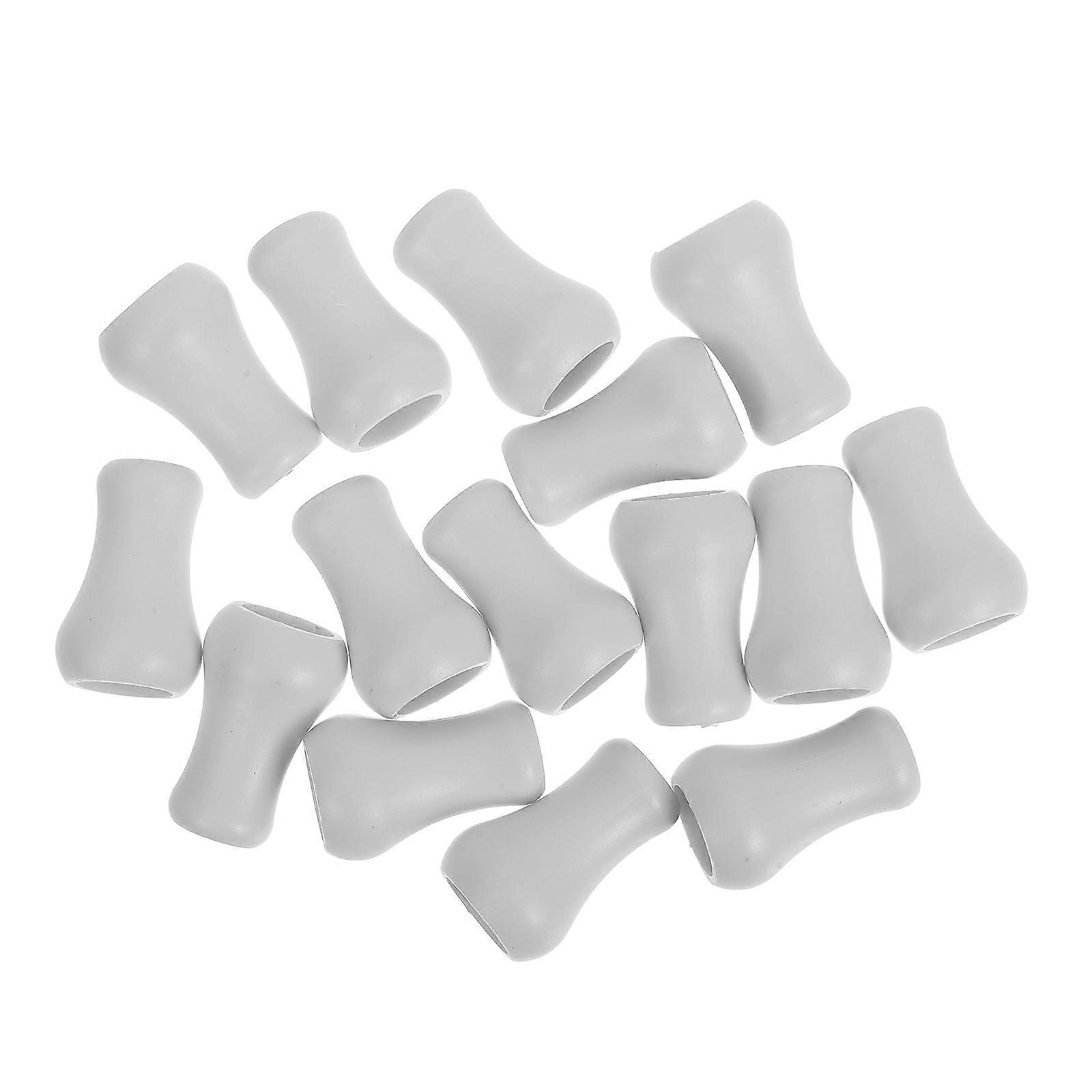 Window Blind Cord Knobs White ABS for Light Control Function 75Pcs