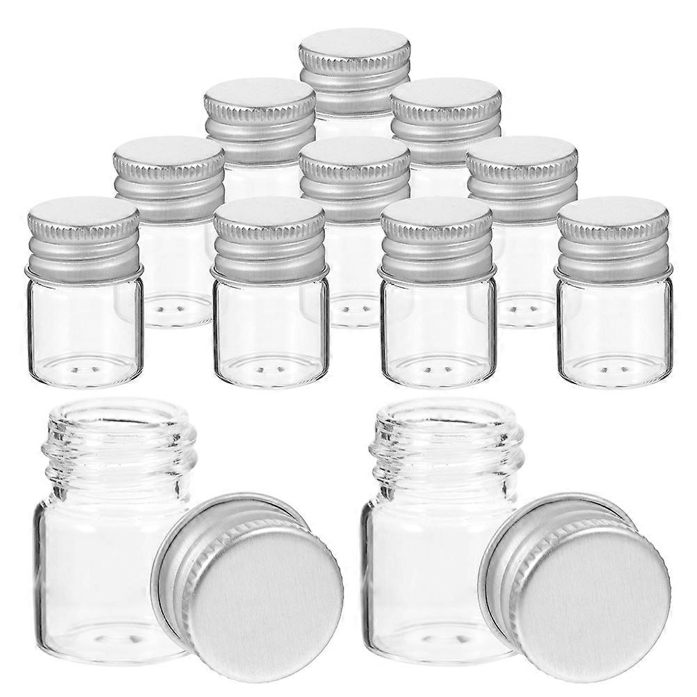 Glass Vials Mini Perfume Bottles for Storing Things 48Pcs Transparent