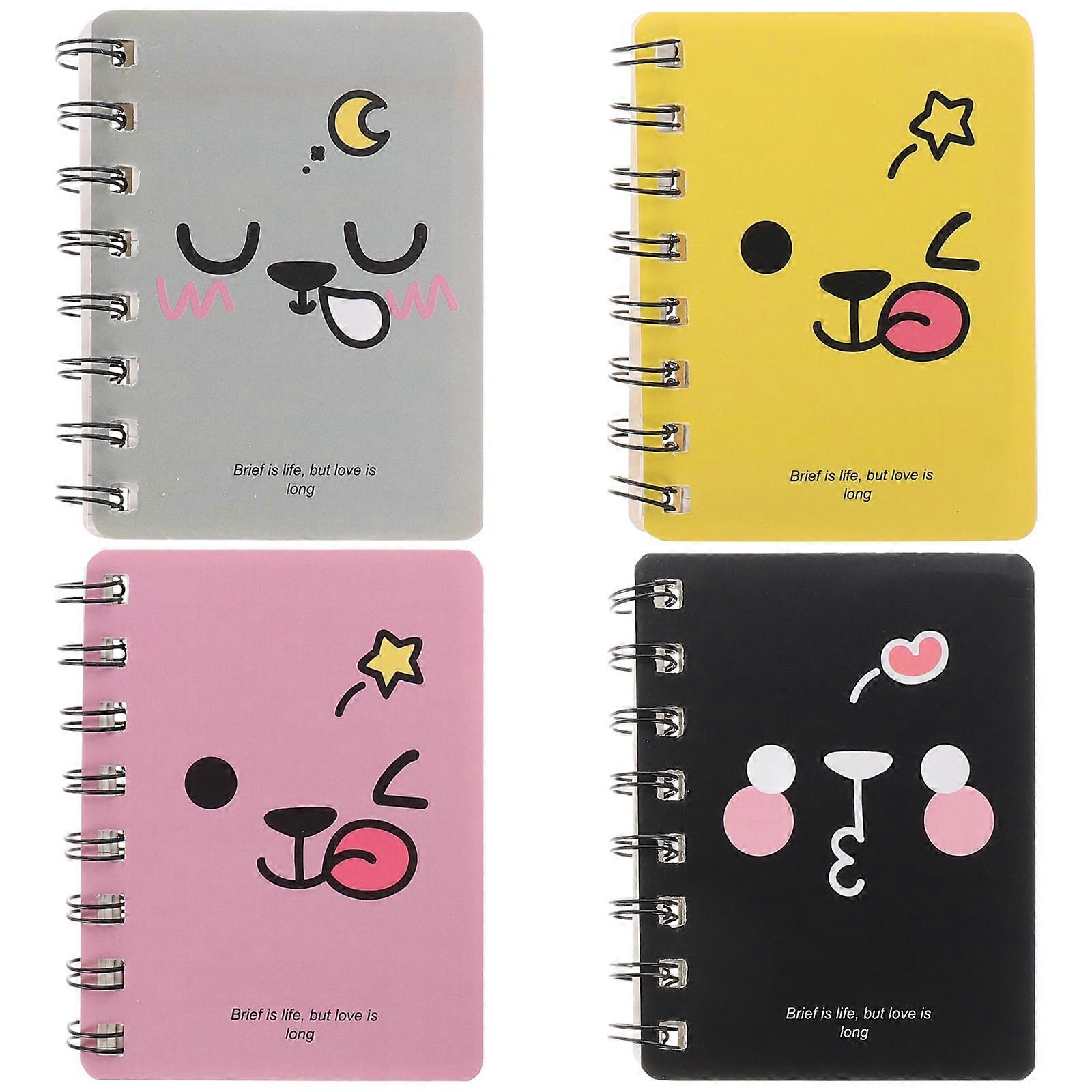 Cartoon Note Pads for Writing 8Pcs Mini Cartoon Mini Notebook Diary Book
