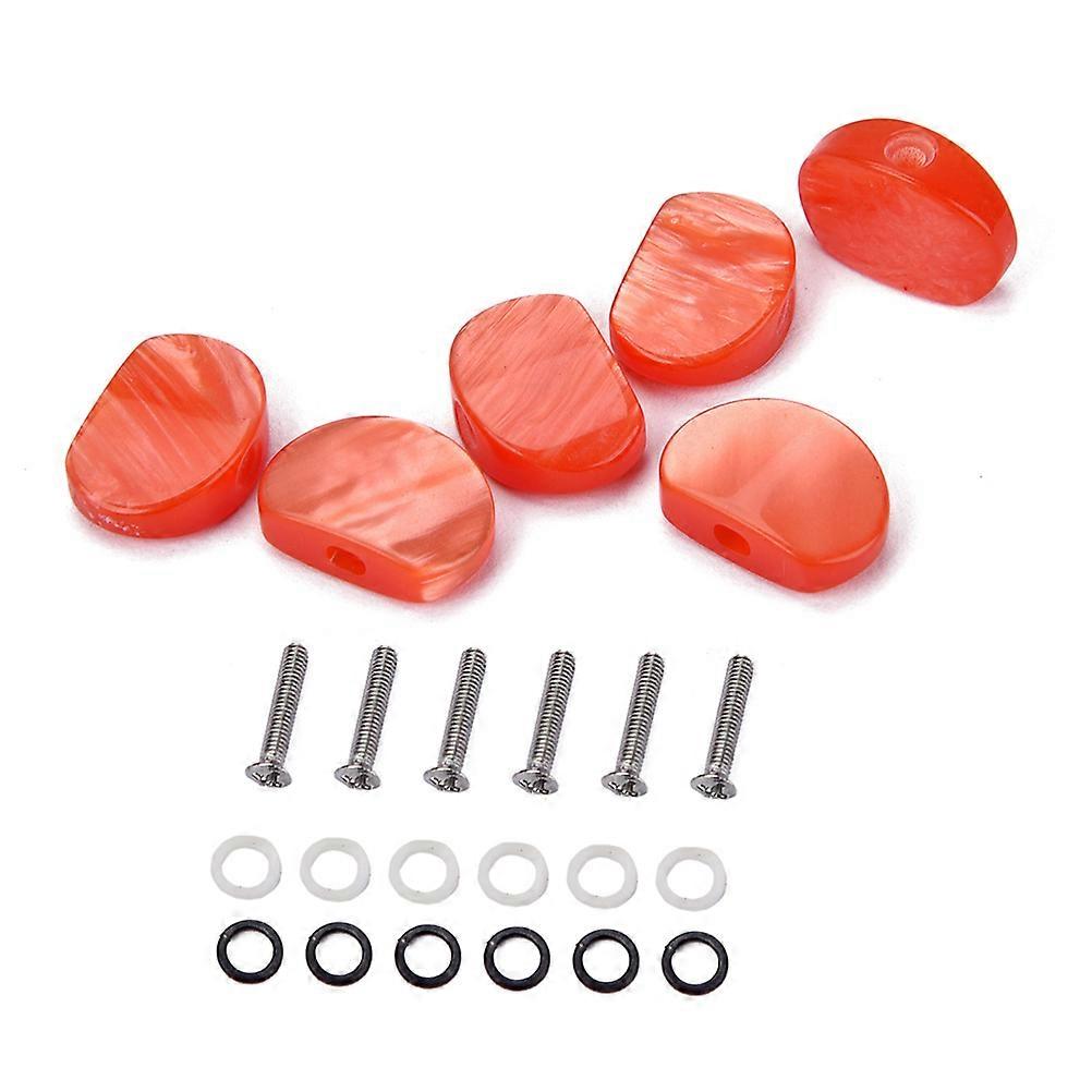 6Pcs E-Gitarren-Tuner Vintage String Tuning Pegs für Gitarrenwartung mit 22,5 mm Größe