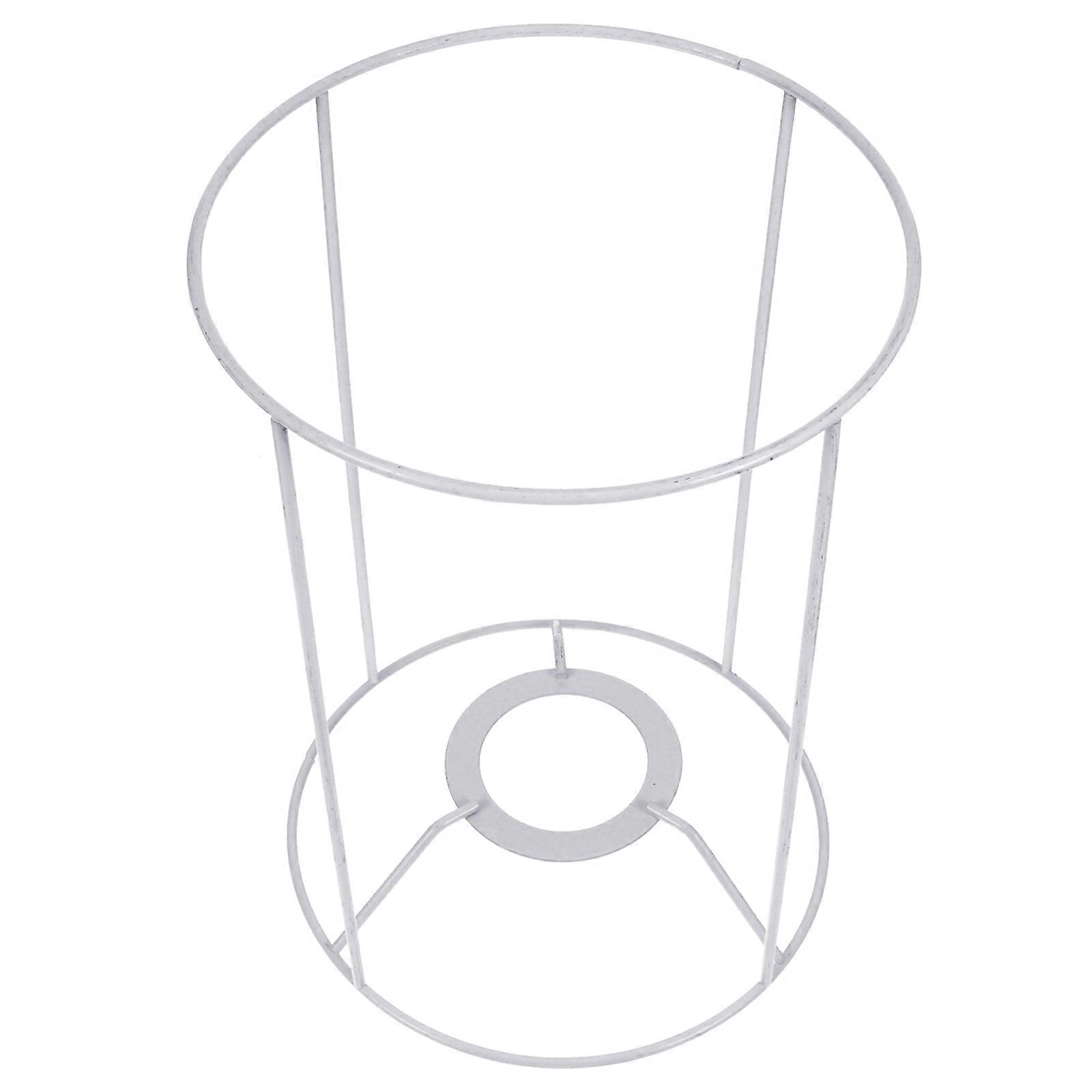 Lighting Wire Cage Lamp Frame for Ceiling Pendant 4Pcs White