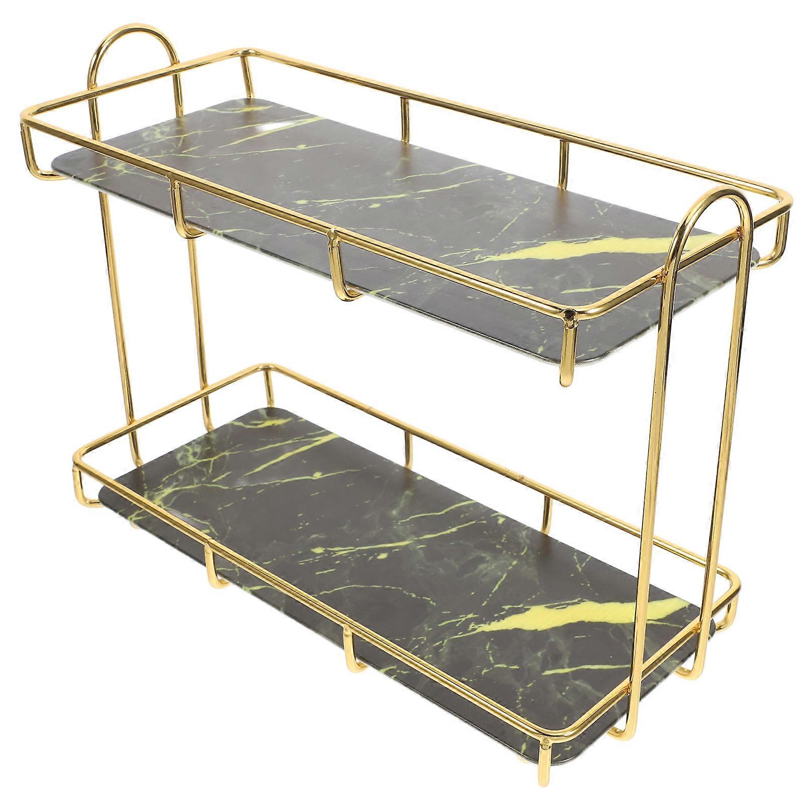 Bathroom Organizer Toiletry Rack Holding Storage for Countertop 2Pcs