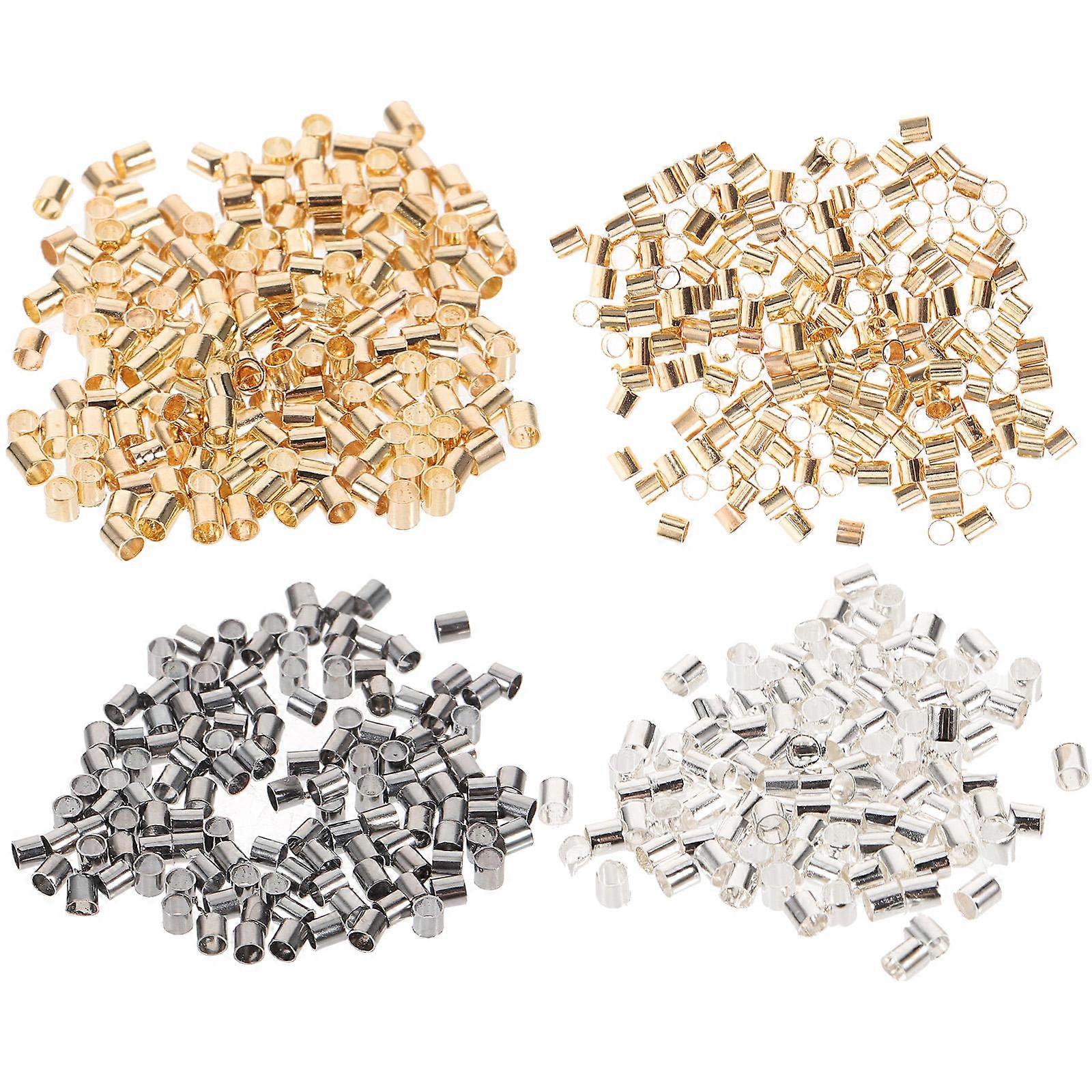 2000 Pcs Crimp Beads Small And Delicate Craft Supplies For DIY Projects And Jewelry Creation
