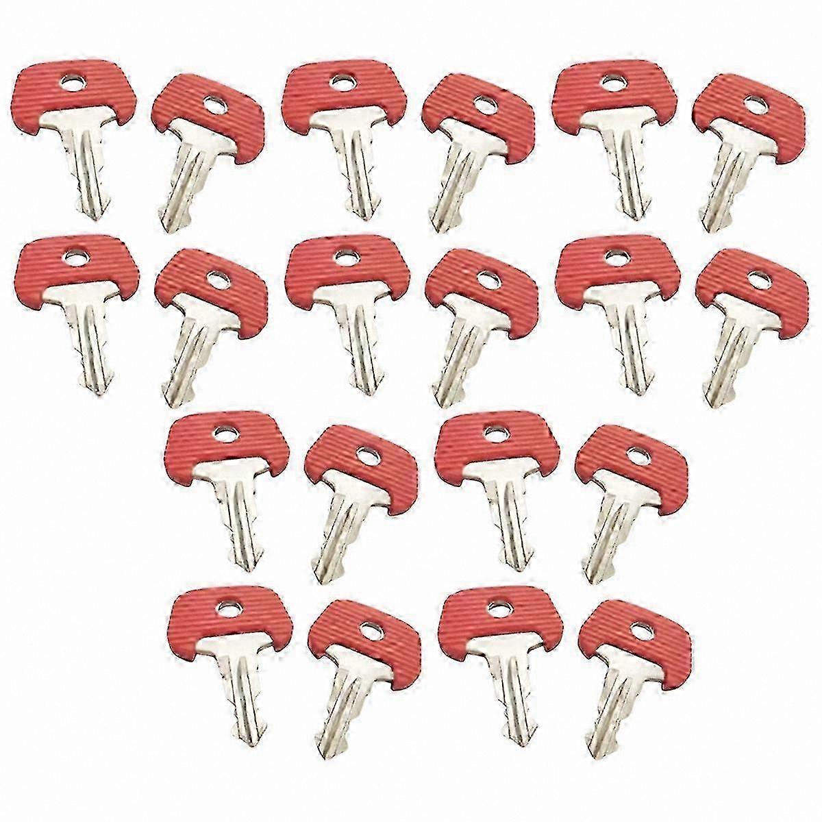 Electric Stapler Ignition Key 20 Pack - Replacement for Forklift Trucks