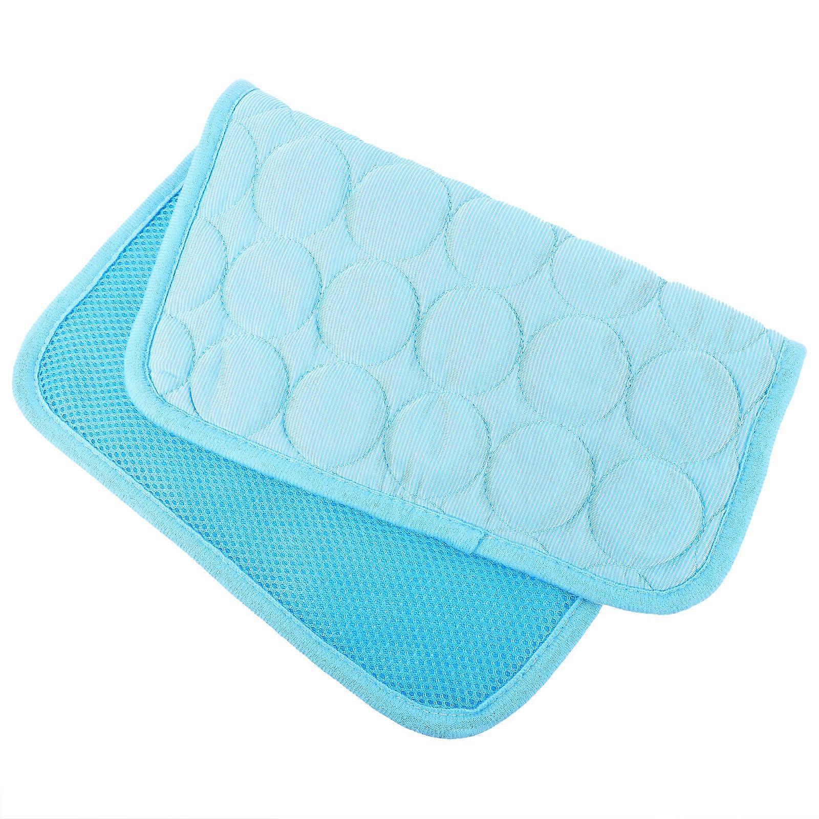 Pet Cooling Mat Ice Silk for Dogs Cooling Effect 2Pcs Pads