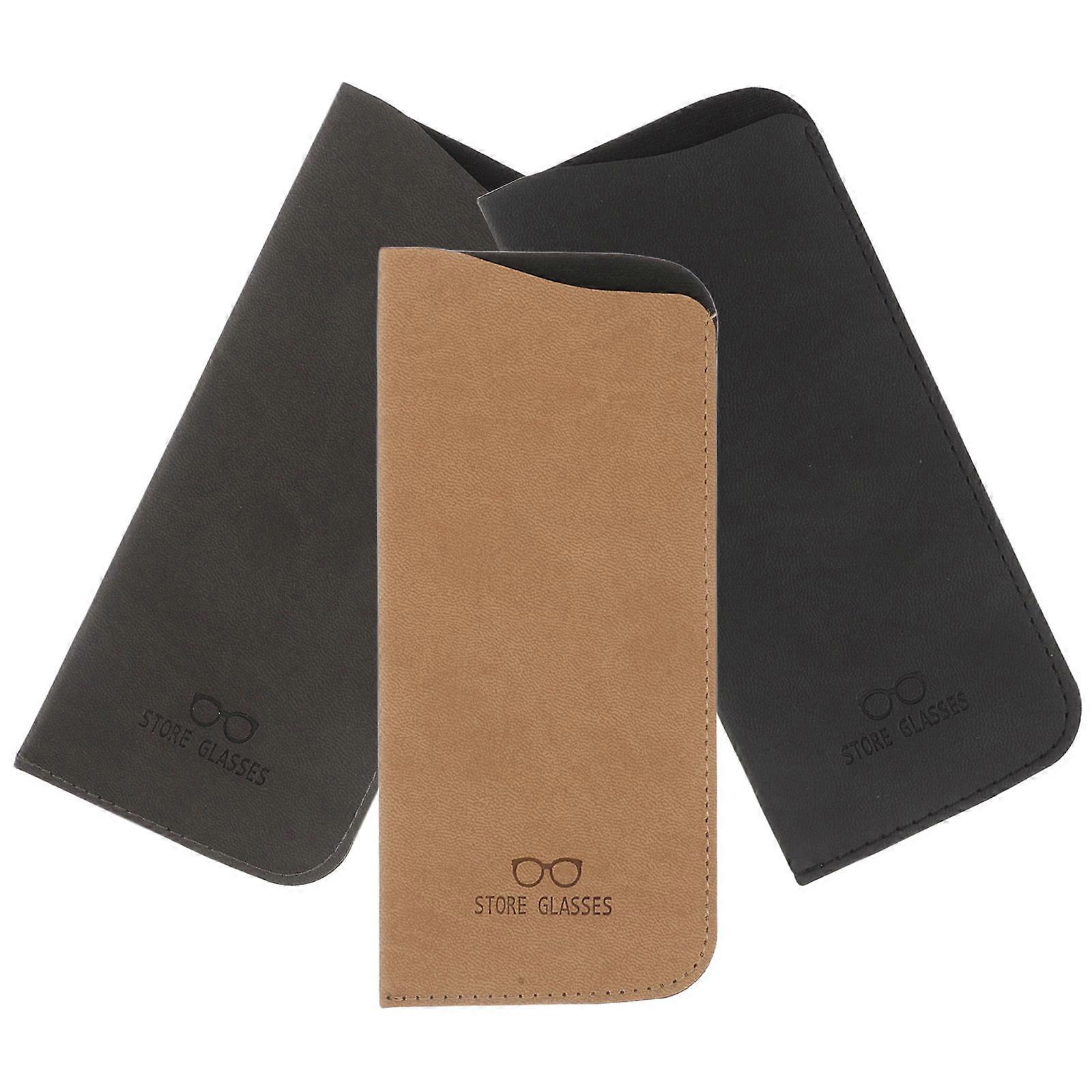 Eyewear Pouch Soft Sunglasses Case for Glasses Organizer 3Pcs Set