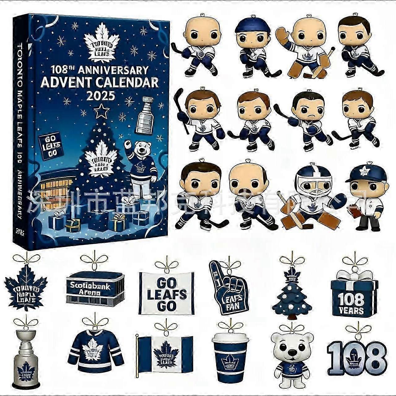 Toronto Maple Leafs 108th Anniversary Christmas Countdown Calendar