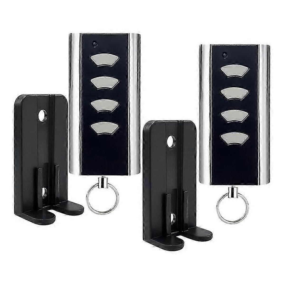 2 Pcs Garage Remote Control compatible with Entrematic RCU 433-2,compatible with Crawcompatible withd Standard Steel 433.92 Garage Door Key