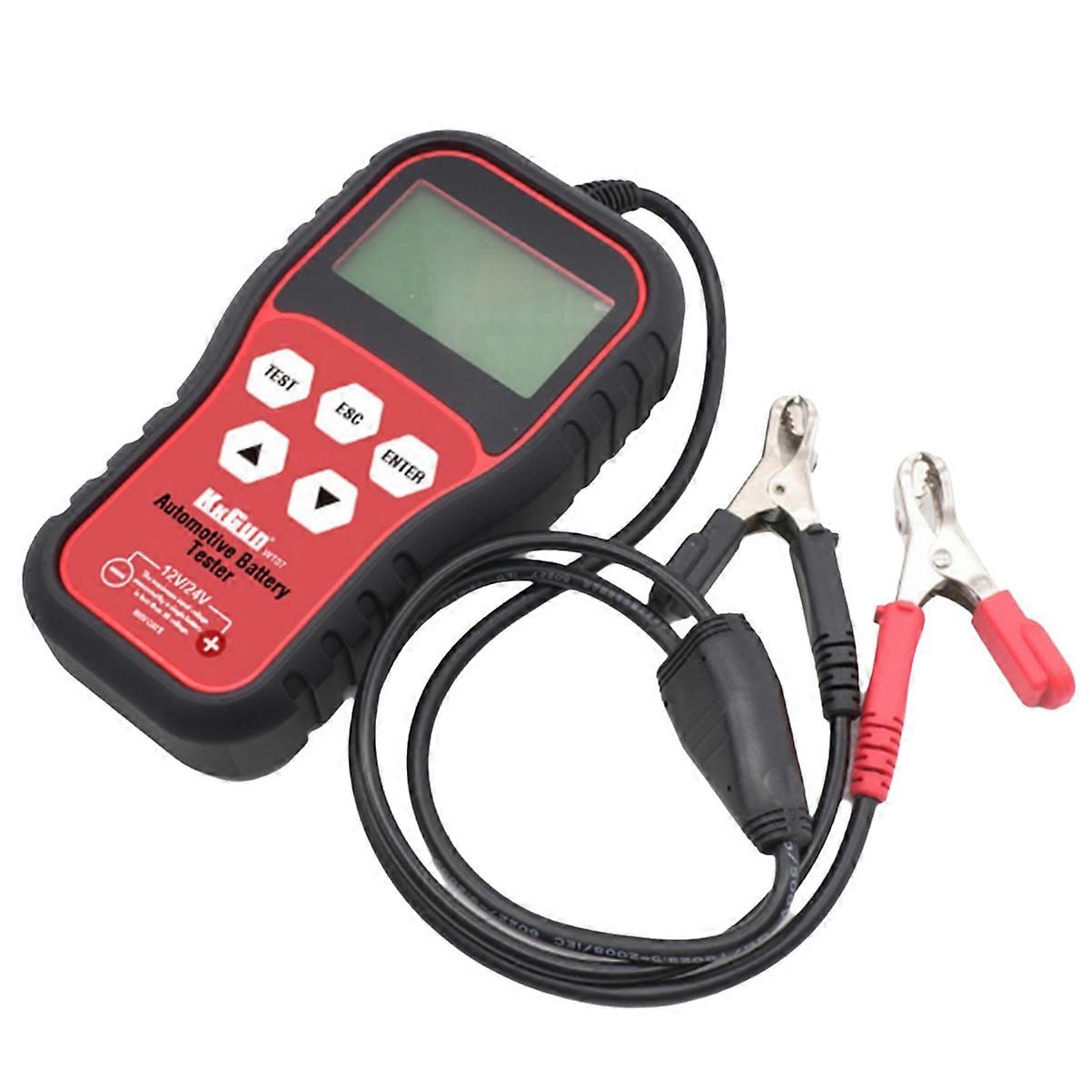  12-24V Car Battery Tester LCD Digital Display Battery Analyzer