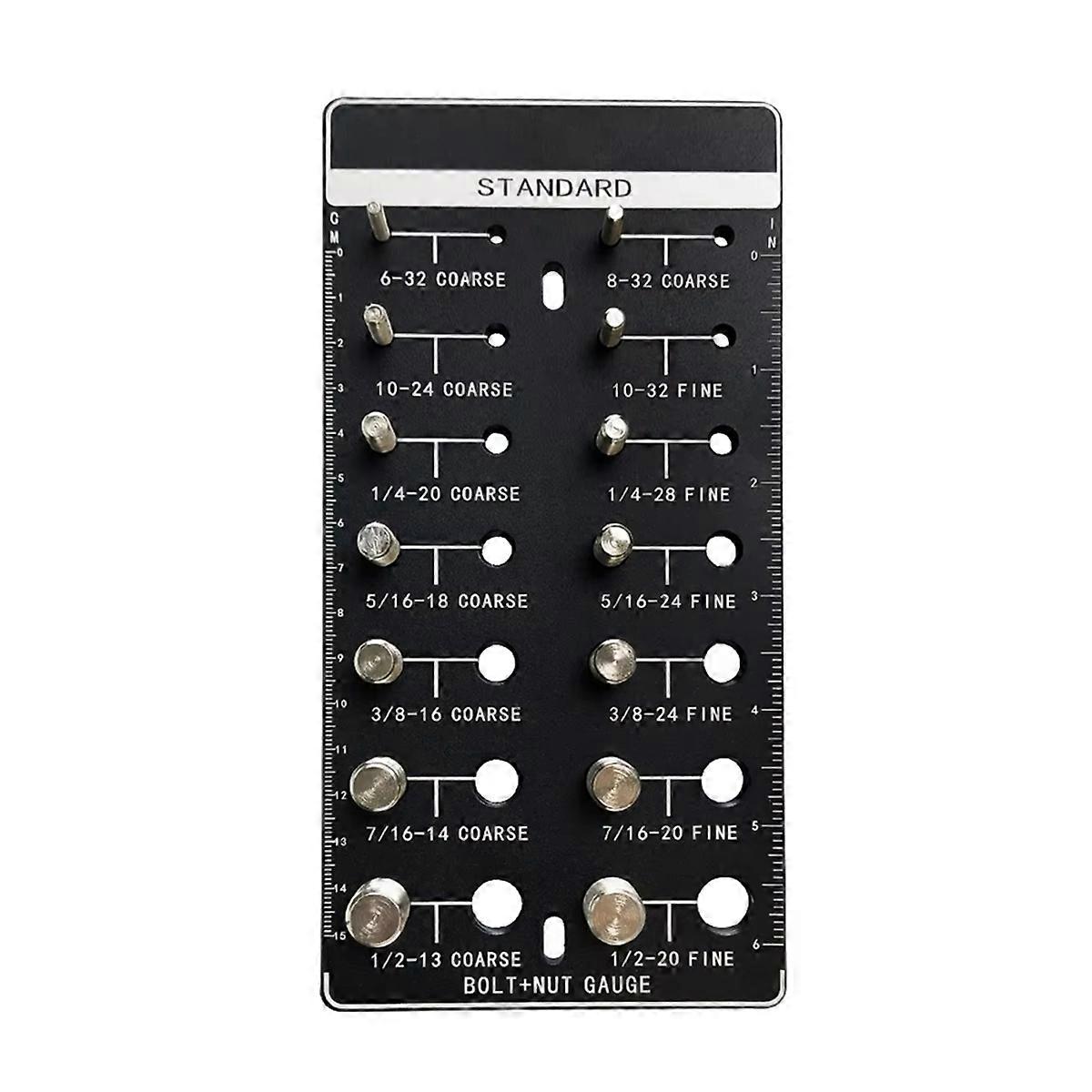 1pcs Thread Checkers,Nut and Bolt Thread Checkers,Bolt Gauge B