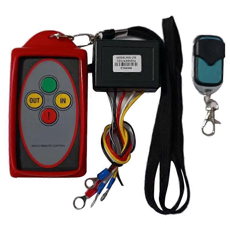 12V 24V 433MHz Winch Wireless Remote Control Switch Kit for Truck