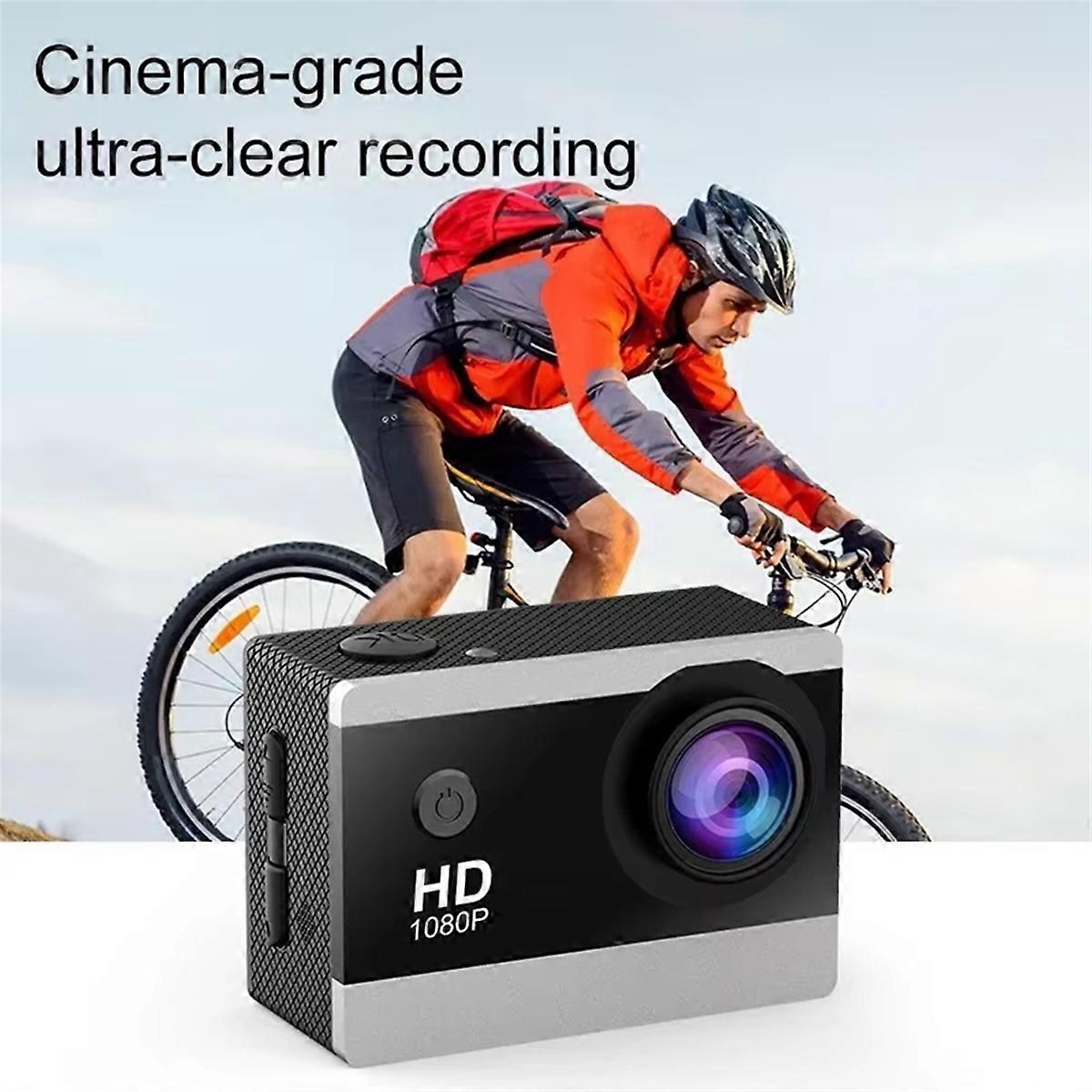 Action Camera 1080P Screen Action Camera Underwater Waterproof Camera Video Recording Cameras