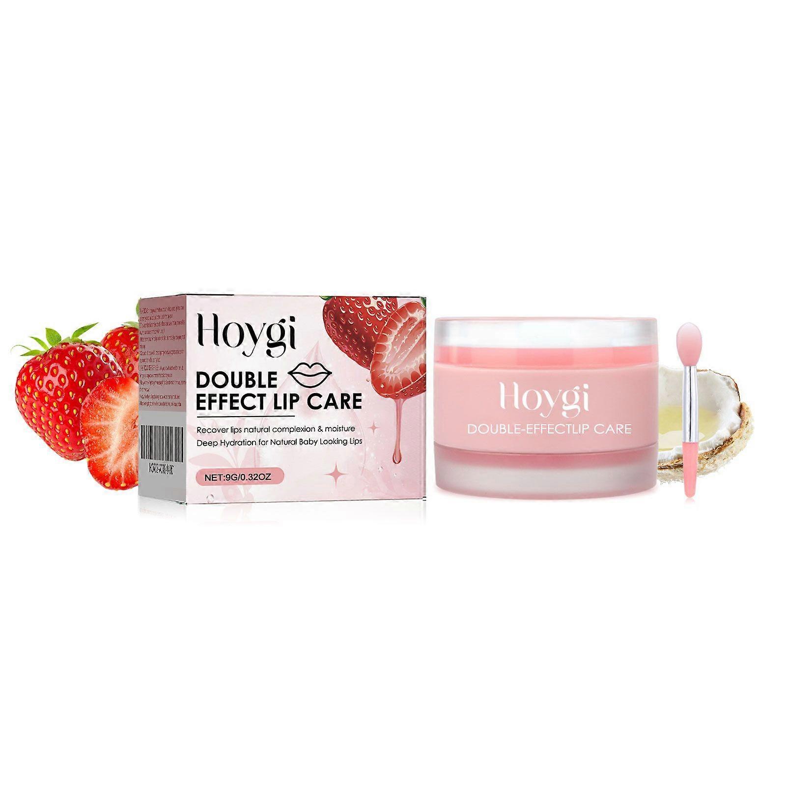 Hoygi Double Effect Moisturizing Lip Balm: Hydrate & Exfoliate