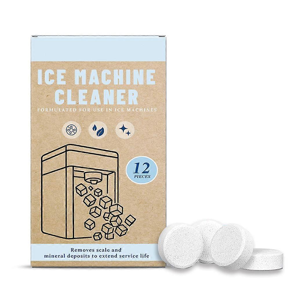 Ice Maker Cleaner 12 Packs Food Safe Descaling Solution For Stubborn Scale Commercial And Home Use Eco Friendly Non Toxic
