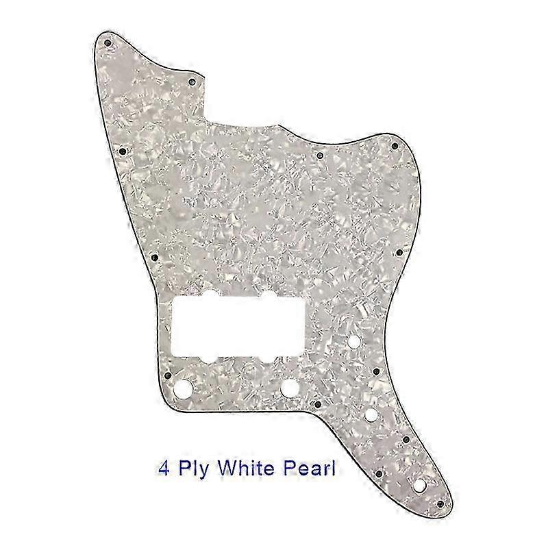 Custom Guitar Parts For US No Upper Controls Jazzmaster Style Guitar Pickguard With Pickups Scratch Replacement 26s