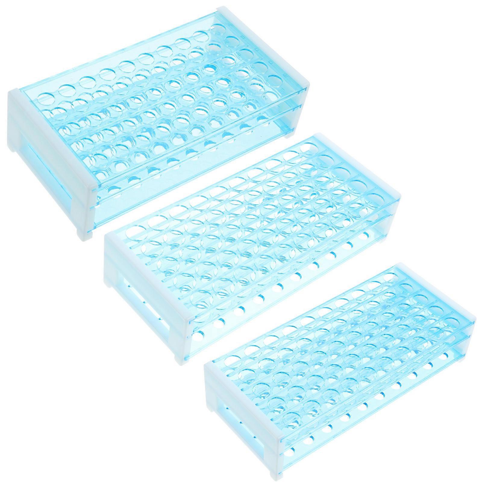 Test Tube Rack Holder for Storage Use 3Pcs Laboratory Tube Stand