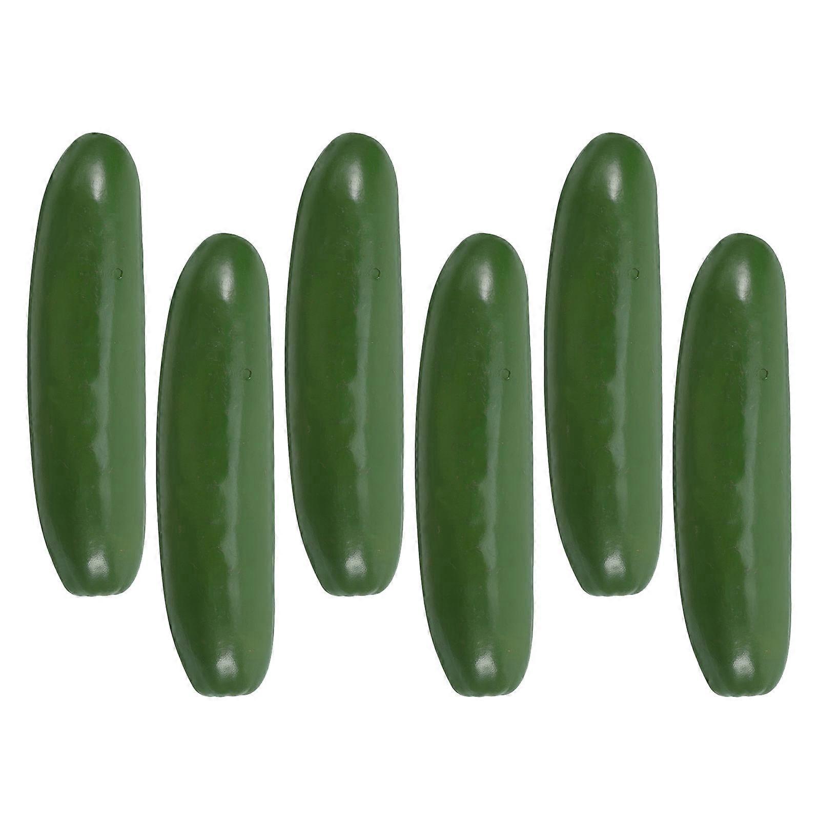 Plastic Artificial Cucumbers for DIY Crafts 30Pcs Green Vegetables