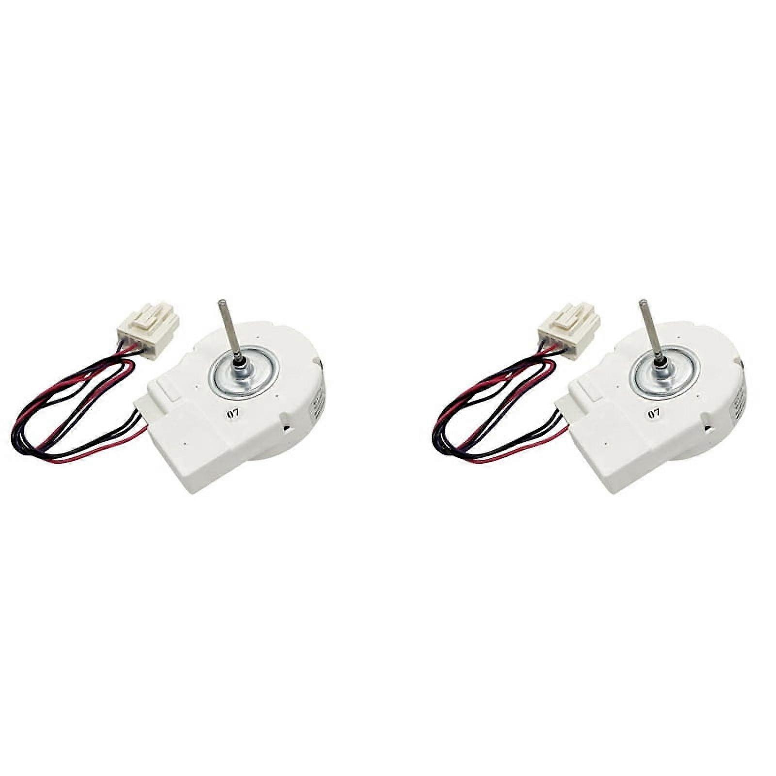 2X 12V 4W Refrigerator Evaporator Fan Motor Replacement for BCD-330WTV 50240401000P ZWF-02-4 CW
