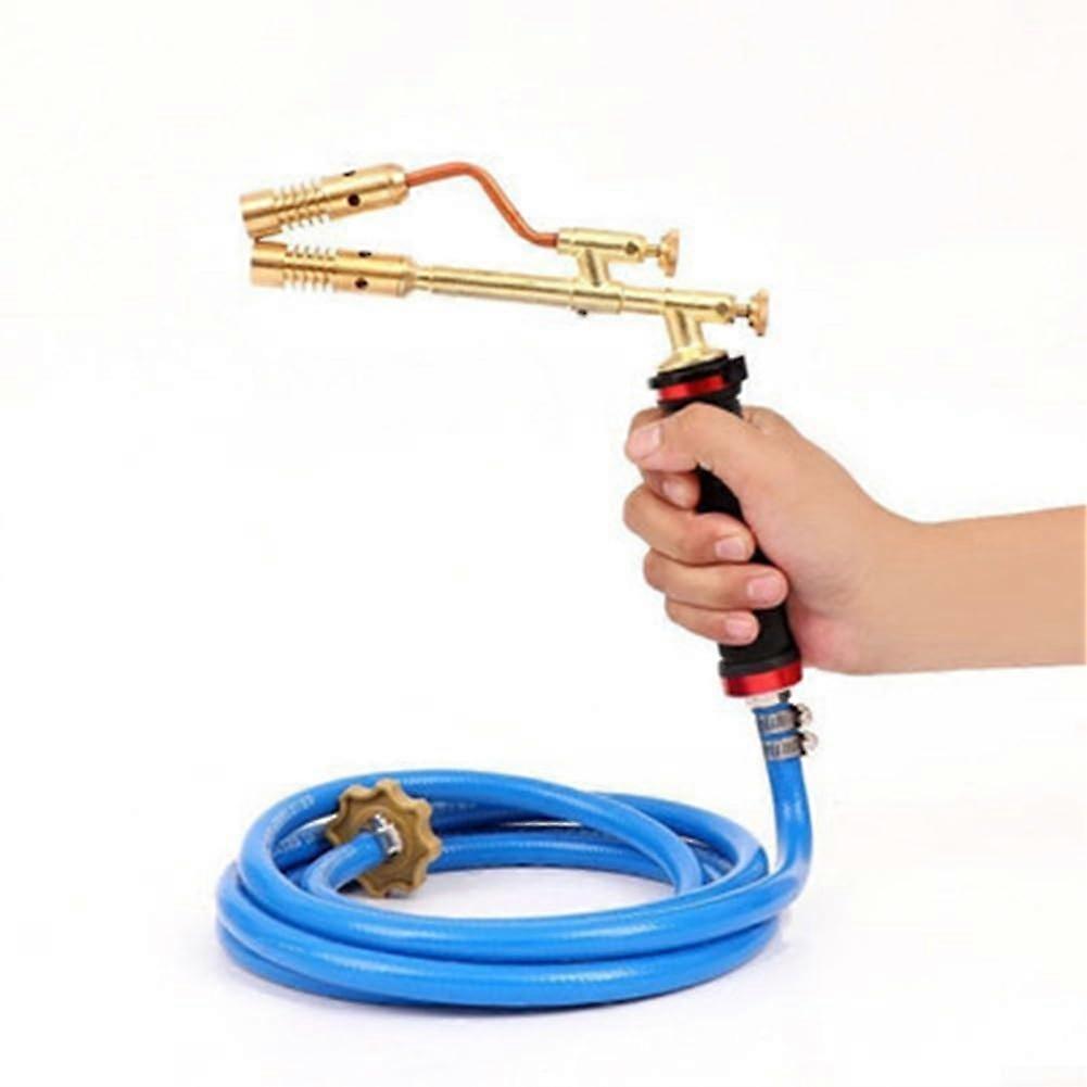 AllCopper Liquefied Gas Welding Torch With Hose For CopperAluminiumIronStainlessSteel 350400C Control Portable D