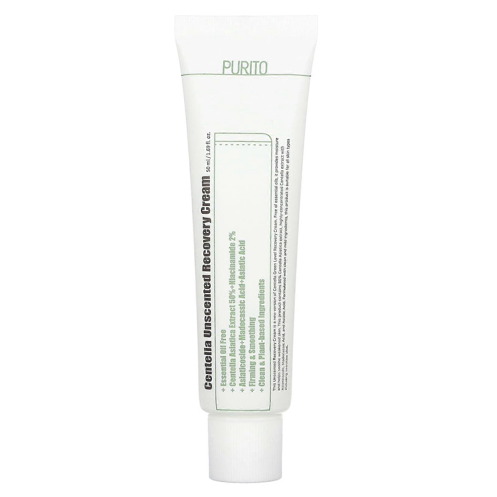 Centella Unscented Recovery Cream, 1.69 fl oz (50 ml)
