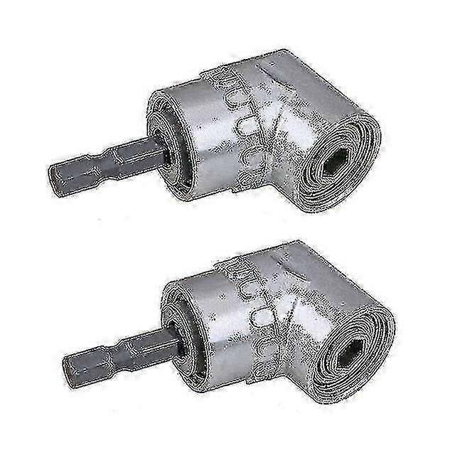25-26 2pcs Right Angle Drill,105 Degree Multifunction Right Angle Driver With 1/4inch Hex Bit Socket Screwdriver