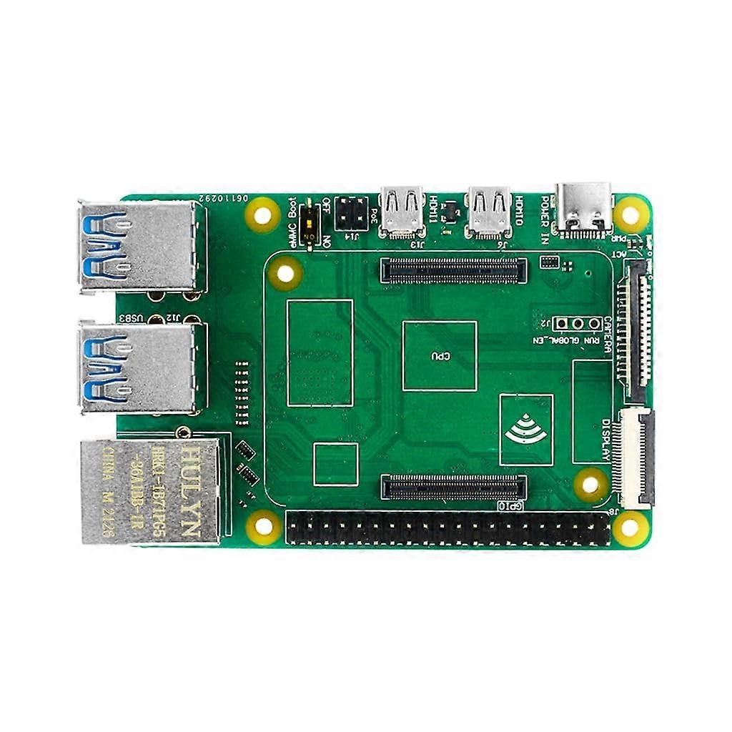 CM4 to PI4B Adapter Compute Module 4 Lite/eMMC, 4Port USB 3.0, Compatible with Raspberry Pi 4B