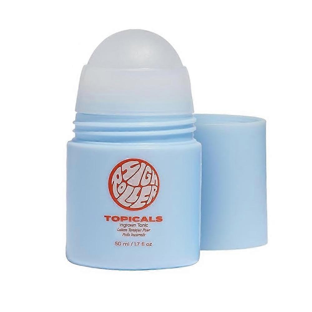 Topicals High Roller Ingrown Hair Serum | Roll-on Tonic to Soothe and Calm Irritated Skin on Face, Armpits and Bikini Areas