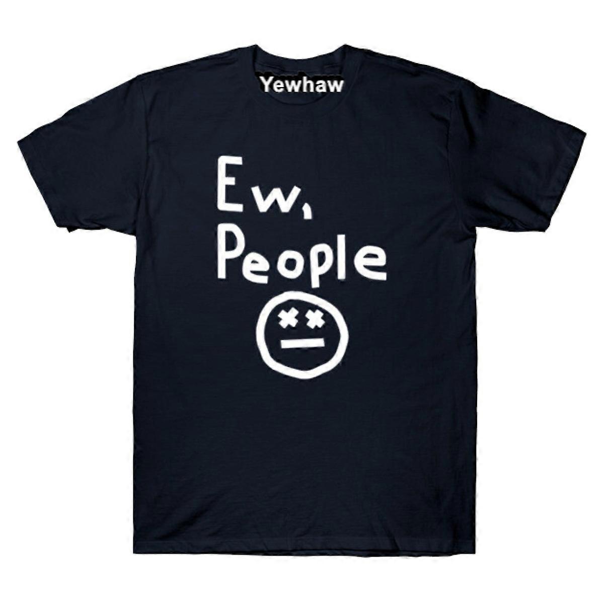 Ew People White Line T-shirt Funny Tee