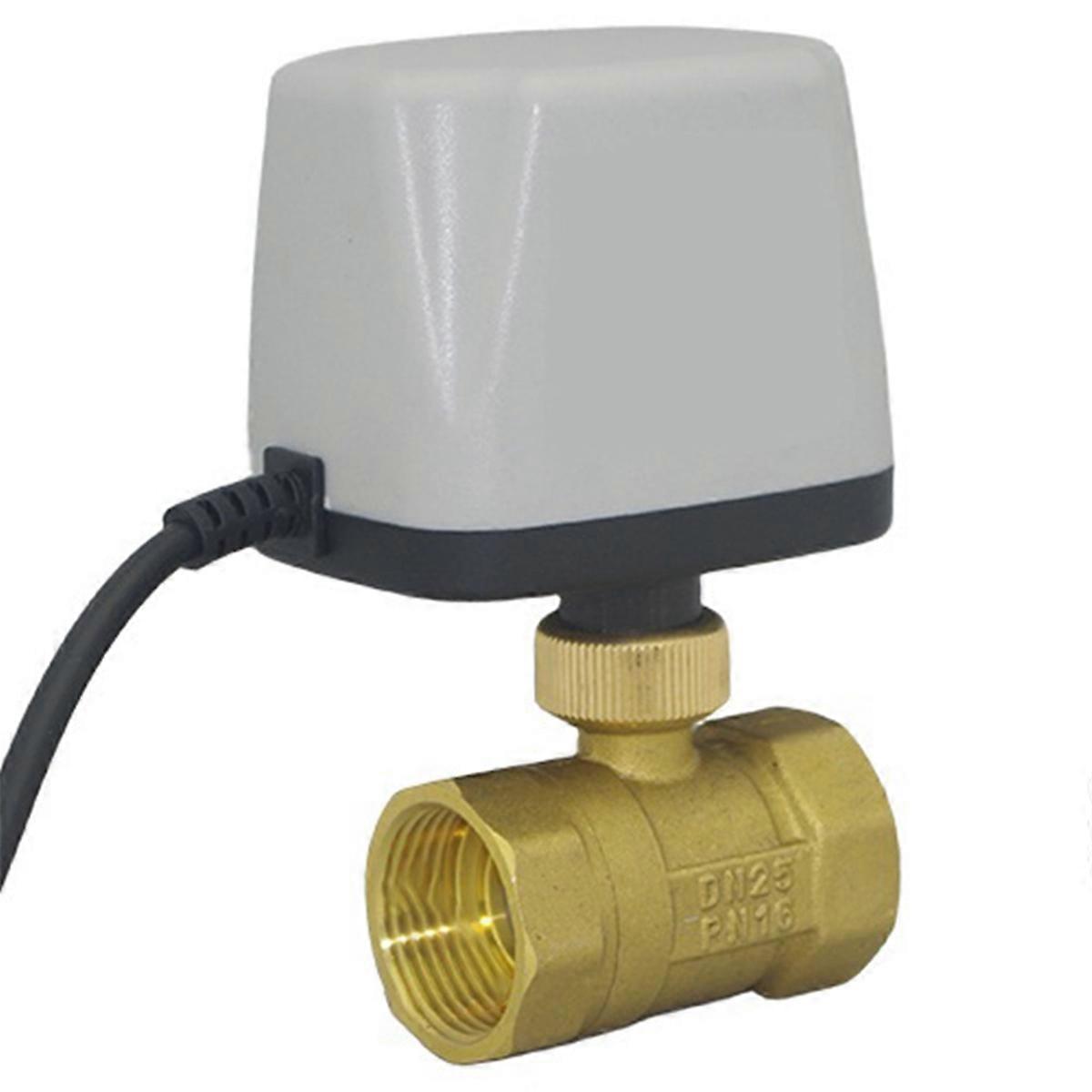 Brass Normally Closed Quick-Open Motorized Ball Valve 2-Wire D25