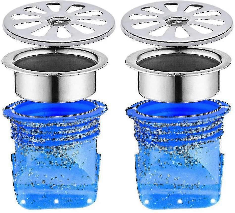 Adjustable Backflow Prevention, 2 Pack Silicone Floor Drain, Single