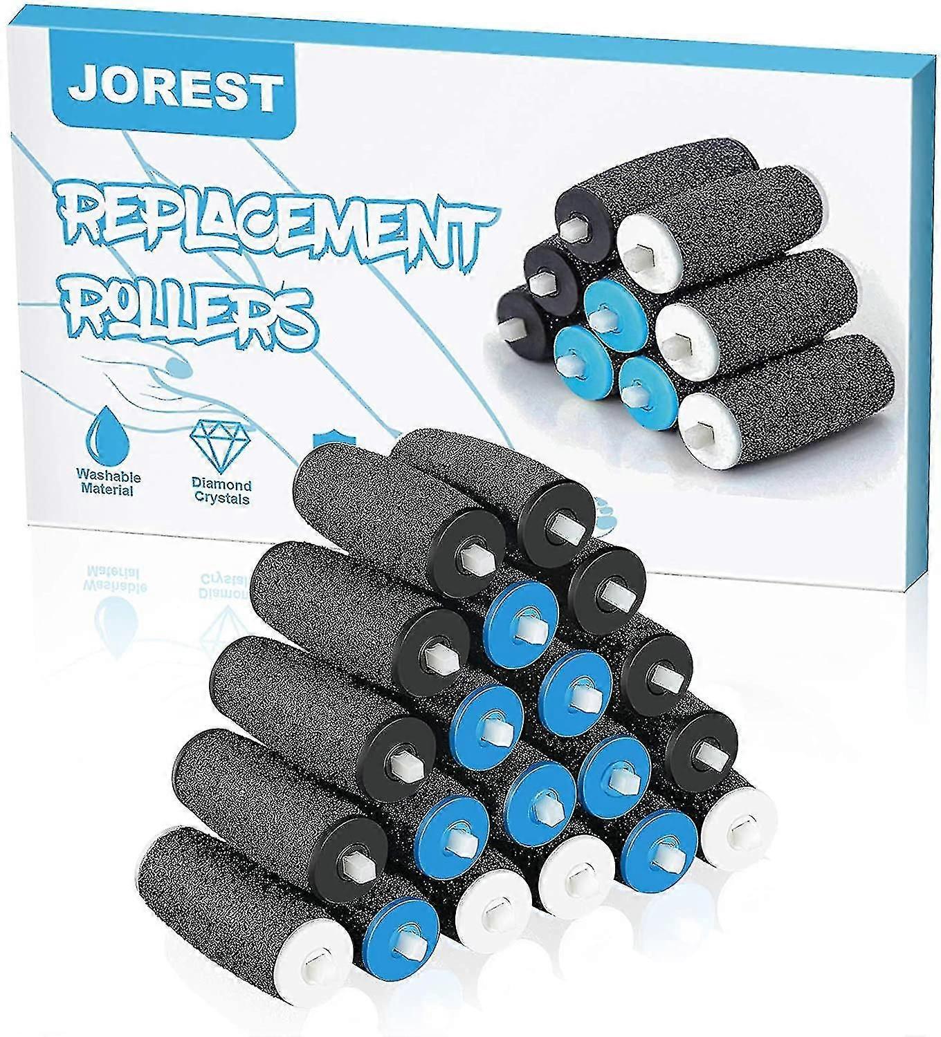 [20 Pieces] Replacement Rollers For Scholl Velvet Smooth, 3 Types